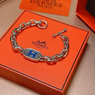 New Hermès bracelet thickened version platinum version. High-end precision version