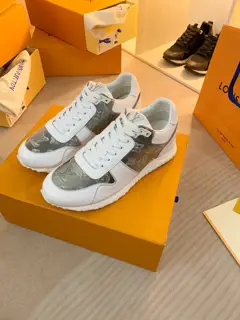 The Louis Vuitton Run Away sneaker draws inspiration from the classic running shoe