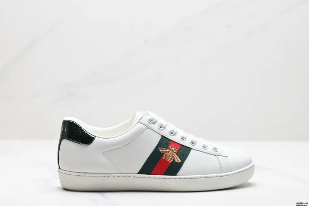 Gucci ACE leather embroidered bee fashion sneakers 429446