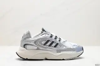 Adidas OZMILLEN Adidas retro black and silver color matching low-top cushioning sports IF6582