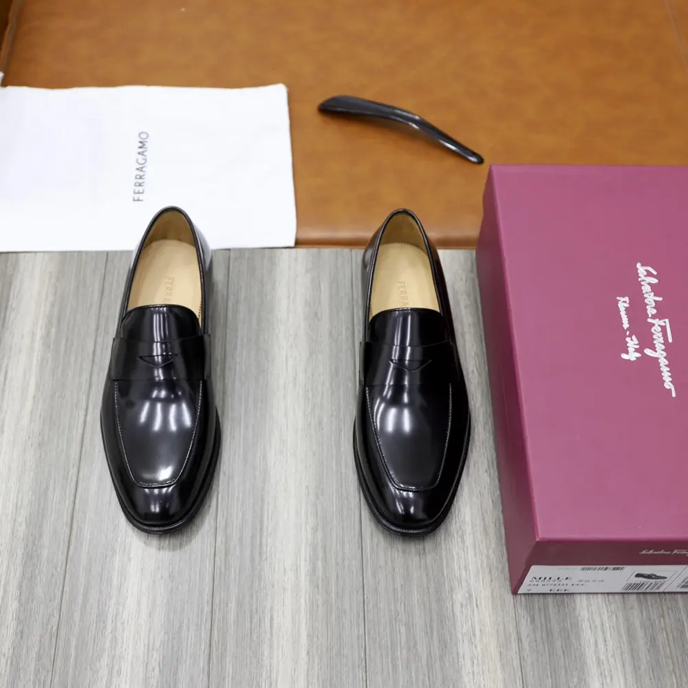 Salvatore Ferragamo Ferragamo Men’s Cowhide Loafers