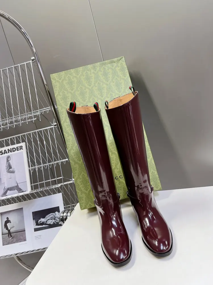 GUCCI autumn and winter runway equestrian boots