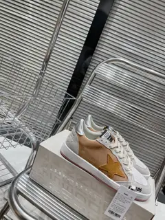 Golden Goose Deluxe Brand Zongxing Silver Leather Tail Shoes
