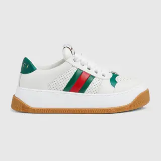 GUCCI Screener series couples Chubby loafers Dirty shoes Chubby double G casual sneakers