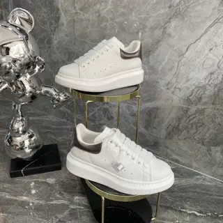 Alexander McQueen white shoes