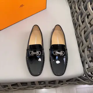 Prada driving shoes/moccasins|Selected original imported cowhide|Thick and soft|Full lining