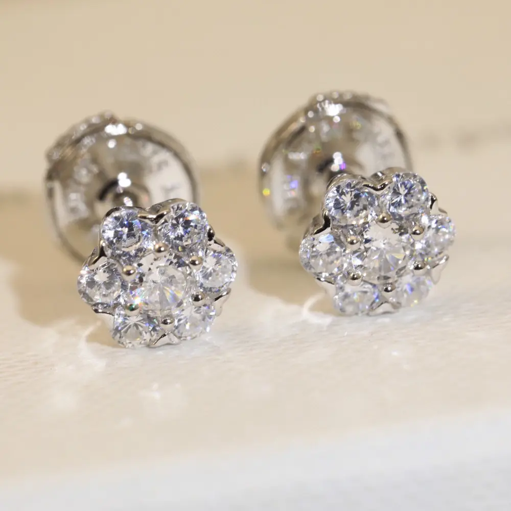 Van Cleef & Arpels flower stud earrings