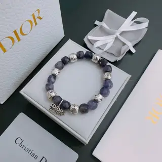 DIOR Multi-element agate Thai silver style bracelet. Same style as G-Dragon. Retro style