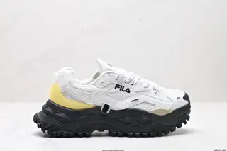 FILA FUSION Fila fashion brand BIANCO fabric synthetic leather hard candy stitching shock T12W321301FSG