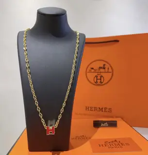 HERMES Necklace Pig Nose Necklace Series Jewelry Imported Customization. High-end Chain