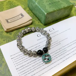 Gucci bracelet Luxury bracelet for men and women. The latest full-piece agate beaded