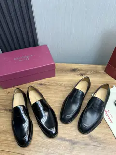 Salvatore Ferragamo men’s business casual leather shoes