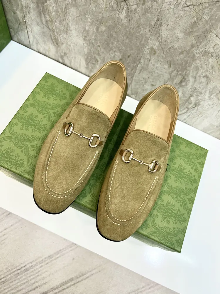 GUCCI men’s fashion casual leather shoes