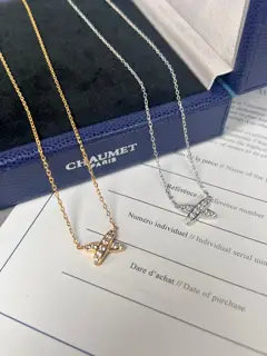 Chaumet Liens Collection Diamond X Necklace
