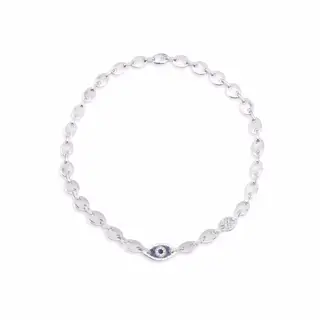 Apm monaco Anti-evil Eye Ring Necklace