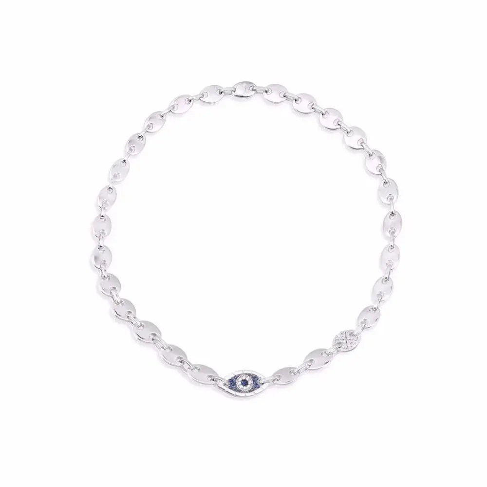 Apm monaco Anti-evil Eye Ring Necklace