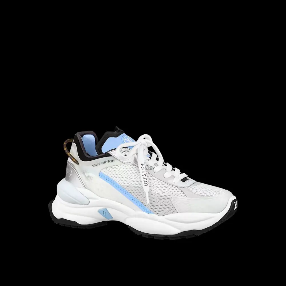 Louis Vuitton Run 55 sneakers combine mesh fabric