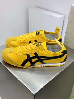 Asics Using soft grain cowhide leather combined with suede trim upper material#Embedded 1183B391-100