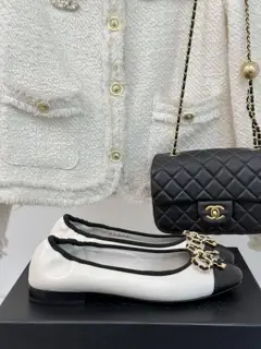 Chanel Classic Chain Butterfly Ballet Shoes Series