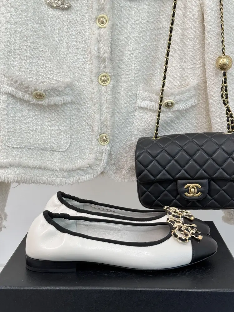 Chanel Classic Chain Butterfly Ballet Shoes Series