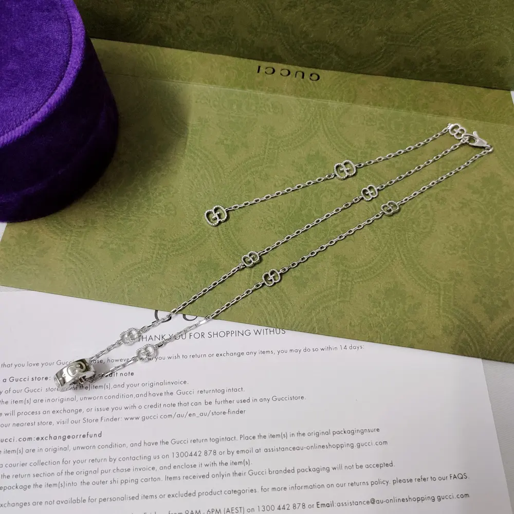 A new model from the Gucci Icon collection This precious necklace