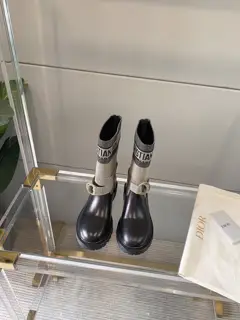 Dior retro series short boots knight boots