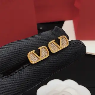 Valentino earrings with diamonds