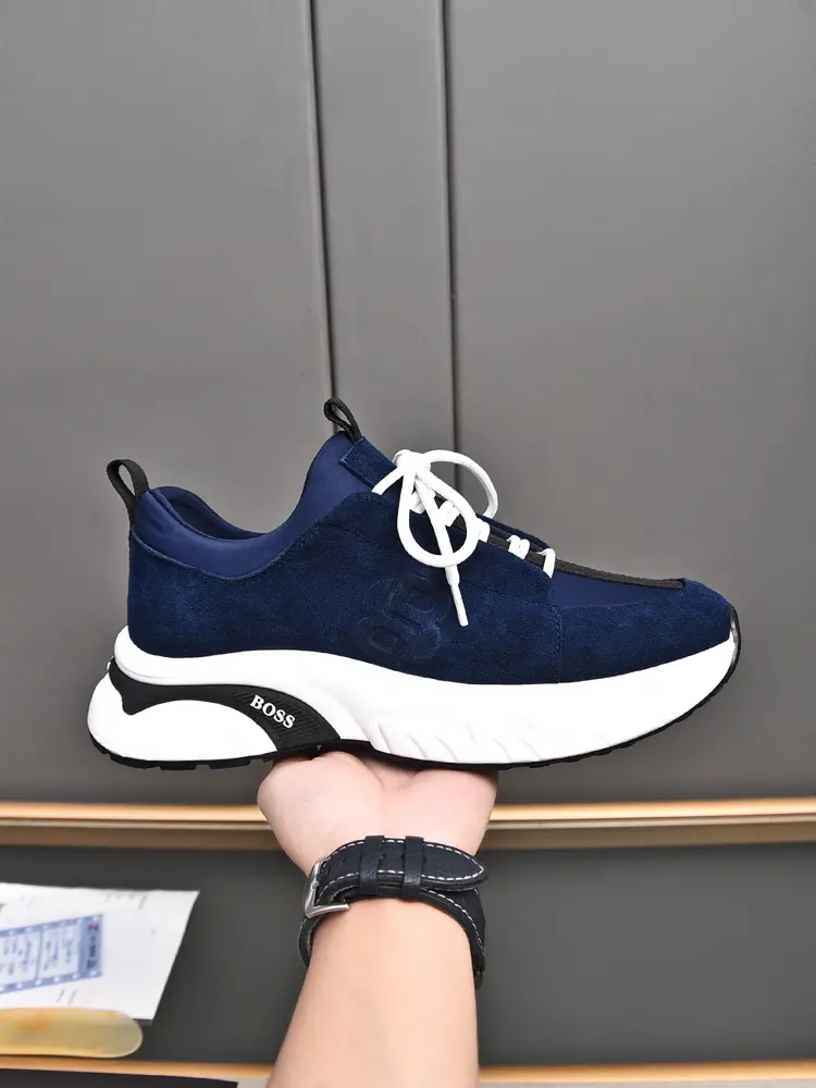 BOSS men’s casual sports shoes. The upper