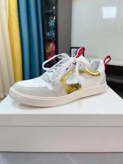 Moncler casual sneakers Material: custom calfskin mesh breathable lining leather insole