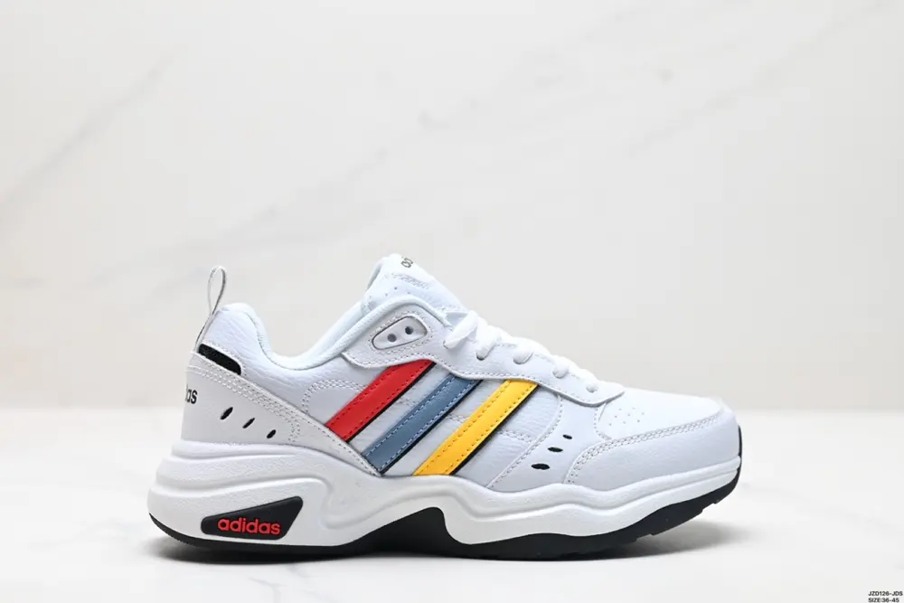 Adidas neo Strutter leather retro sports non-slip low-top lifestyle shoes FW3742