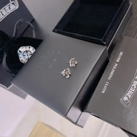 Chrome Hearts Thai silver earrings