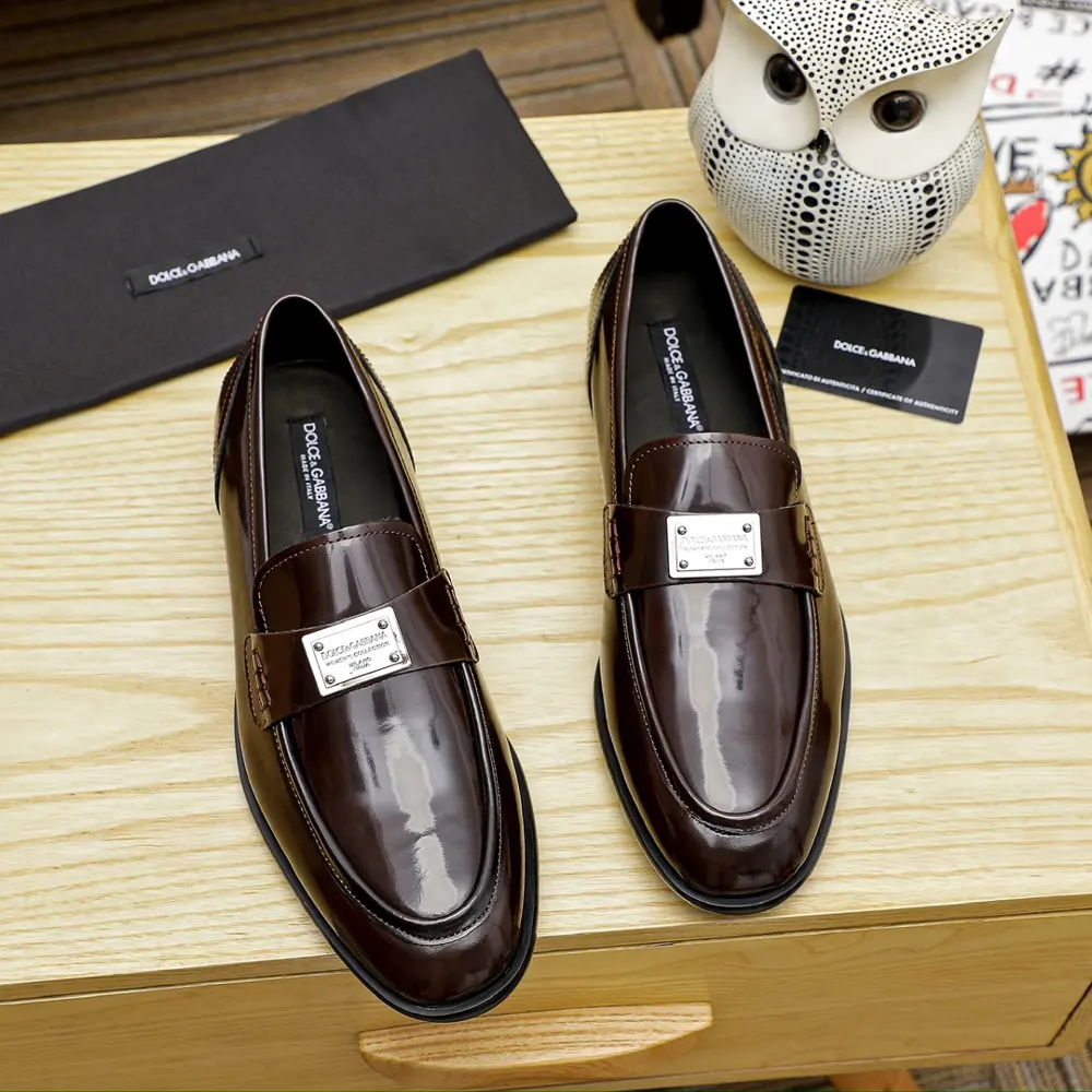 Dolce & Gabbana casual slip-on shoes Official website original 1:1 mold