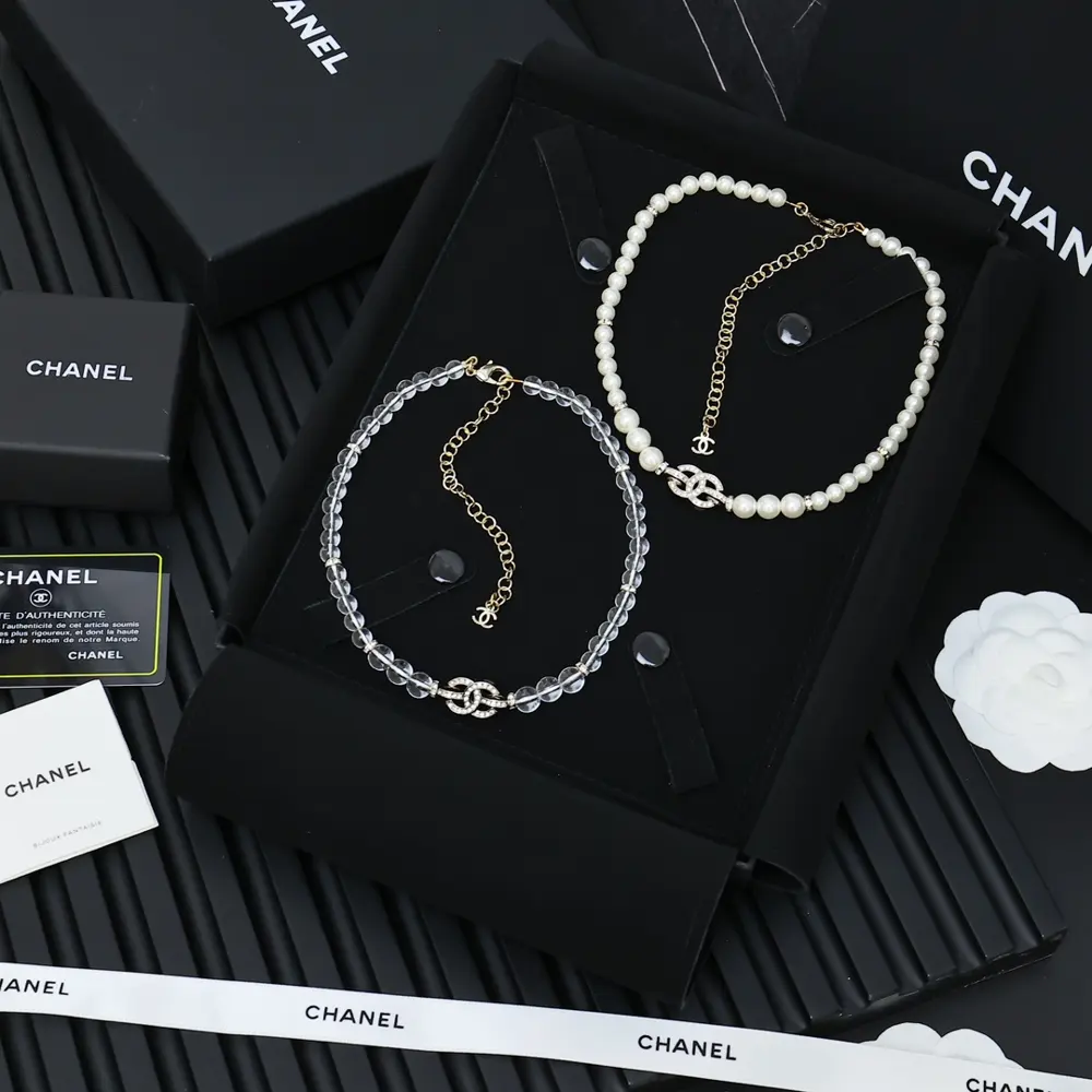 Chanel Alphabet Bead Necklace