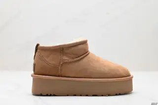 UGG Zhou Dongyu same style thick-soled snow boots for women 2024 new style leather and fur