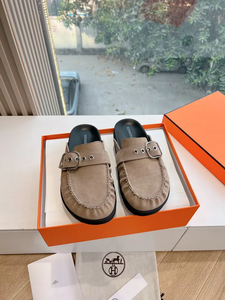 Hermès half-slippers