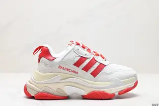 Adidas Originals x Balenciaga Triple S polyester fabric leather shock-absorbing non-slip 710021