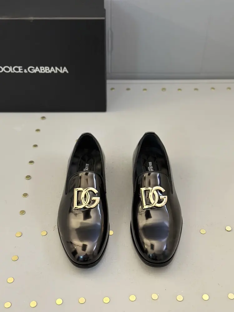 Dolce & Gabbana Cowhide Moccasin Men’s Loafers
