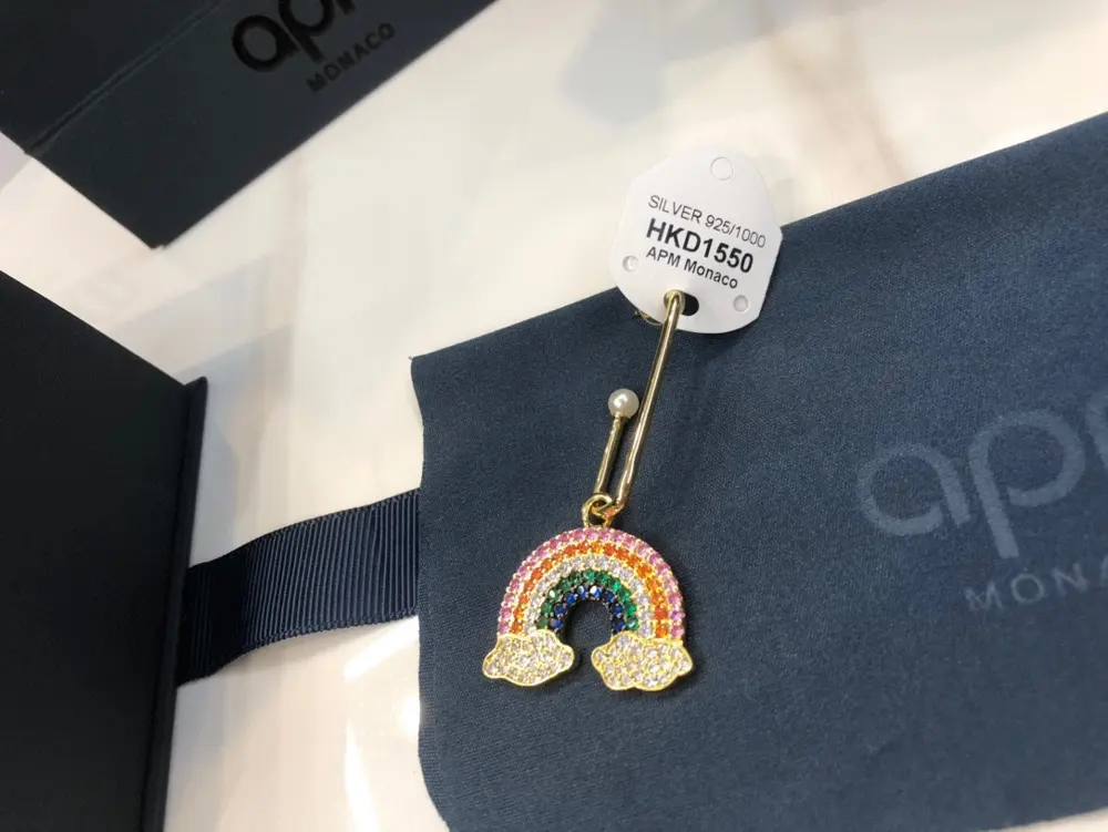 Apm monaco rainbow earrings