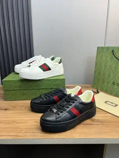 Gucci classic popular white shoes