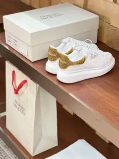 Alexander McQueen classic white shoes