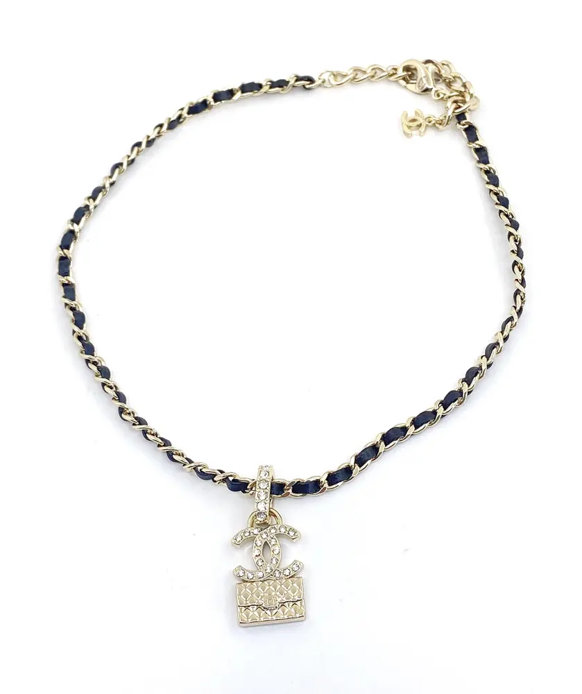 Chanel bag necklace