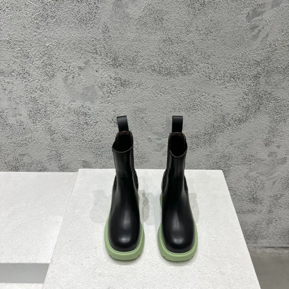 BOTTEGA VENETA new high-heeled thick-soled mid-calf boots