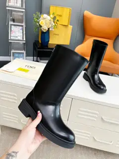Fall New Product…FENDI Fashion Slip-On 10-inch Mid-Boots