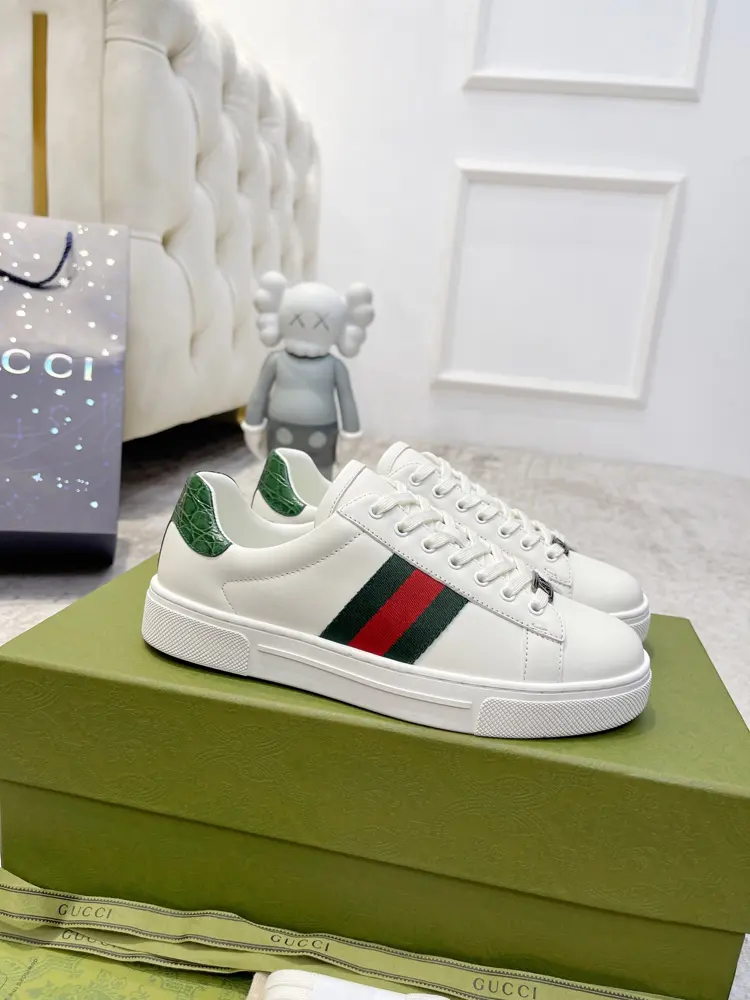 GUCCI white shoes