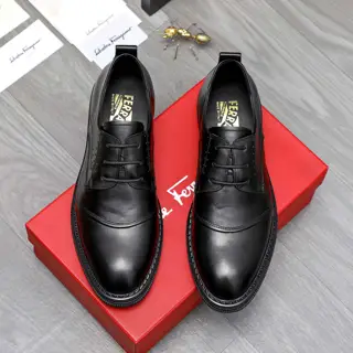 Salvatore Ferragamo business casual leather shoes