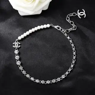 Chanel Double C Necklace Collarbone Necklace
