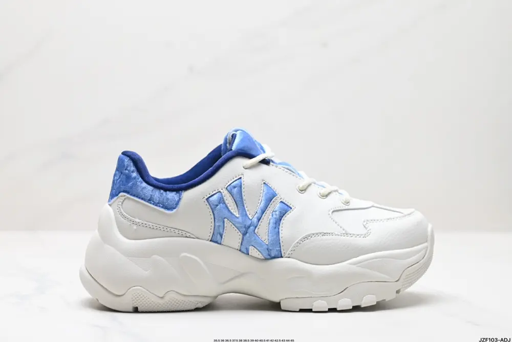 MLB Big Ball Chunky Mesh Thick-soled Daddy Series Low-top Mesh Lightweight Casual Sports 3ASHWVM46
