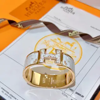 Hermes bracelet Original custom 20mm wide bracelet The enamel craft is a real test of the