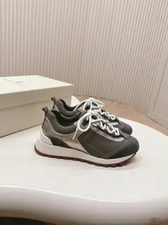 Brunello Cucinelli Retro Couple Casual Sneakers