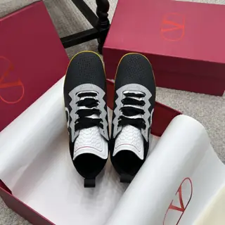 Valentino Chromathon series couples eyelet reflective ballet casual sports shoes Dexun shoes
